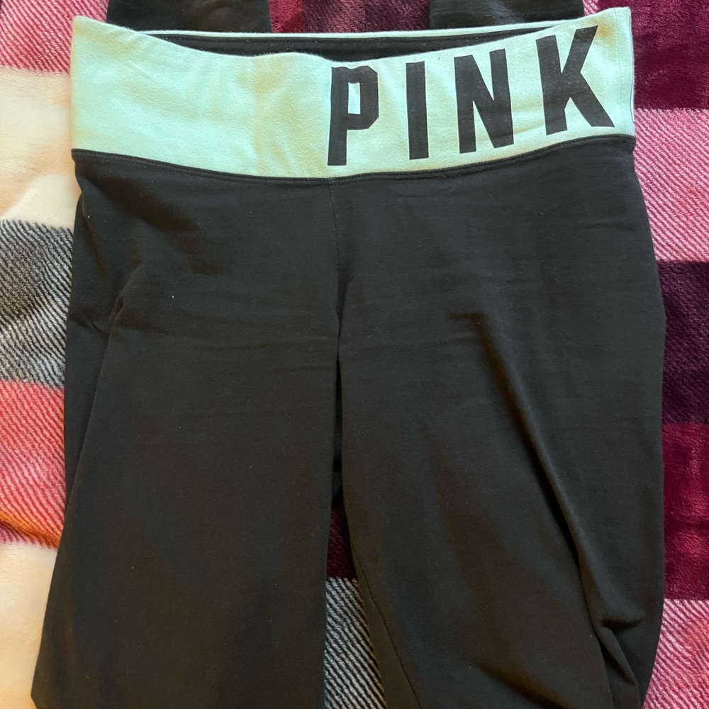 OG PINK Victoria Secret play front skinny yoga legging